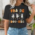 Pas De Boo-Rée Ghost Ballet Dancer Halloween Dance Teacher Women's T-Shirt, funny gift Pas De Boo-Rée Ghost Ballet Dancer Halloween Dance Teacher Women's T-Shirt, funny gift