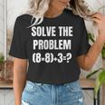 PEMDAS Math Problem 67 Meme Elementary Teacher Joke Women's T-Shirt, funny gift PEMDAS Math Problem 67 Meme Elementary Teacher Joke Women's T-Shirt, funny gift