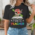 Pirate Teacher Halloween Skull Adult Women's T-Shirt, funny gift Pirate Teacher Halloween Skull Adult Women's T-Shirt, funny gift