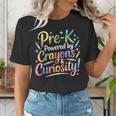 Pre-K Crayons & Curiosity Preschool Teachers Life Tie Dye Women's T-Shirt, funny gift Pre-K Crayons & Curiosity Preschool Teachers Life Tie Dye Women's T-Shirt, funny gift