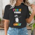 Pre-K Vibes Only Penguin Teachers Kids Back To School Women's T-Shirt, funny gift