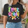 Preppy First Grade Back To School 1st Grade Teacher Girl Kid Women's T-Shirt, First Grade Teacher Shirts, funny gift