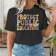 Protect Public Education Public Teacher School Women's T-Shirt, funny gift
