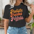 Pudiste Puedes Podras Maestra Spanish Teacher Women's T-Shirt, funny gift Pudiste Puedes Podras Maestra Spanish Teacher Women's T-Shirt, funny gift