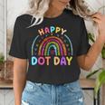 Rainbow Happy Dot Day Shirts Teacher Kids September 15th Women's T-Shirt, funny gift Rainbow Happy Dot Day Shirts Teacher Kids September 15th Women's T-Shirt, funny gift