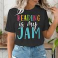 Reading Is My Jam Back To School Teacher Women's T-Shirt, funny gift Reading Is My Jam Back To School Teacher Women's T-Shirt, funny gift
