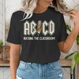 Retro Abcd Teacher Novelty Back To School Teacher Women's T-Shirt, funny gift