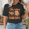 Retro I Teach The Cutest Turkey Thanksgiving Pumpkin Teacher Women's T-Shirt, funny gift Retro I Teach The Cutest Turkey Thanksgiving Pumpkin Teacher Women's T-Shirt, funny gift