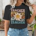 Retro Teacher Daisy Colorful Elementary School Teacher Women's T-Shirt, funny gift Retro Teacher Daisy Colorful Elementary School Teacher Women's T-Shirt, funny gift