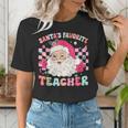 Santa Favorite Teacher Shirt Teacher Christmas Women's T-Shirt, funny gift Santa Favorite Teacher Shirt Teacher Christmas Women's T-Shirt, funny gift