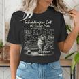 SchröDinger's Cat Escape Plan Science Teacher For Men Women Kids Women's T-Shirt, Science Teacher Shirts, funny gift
