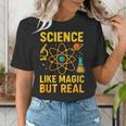 Science Like Magic But Real Nerdy Teacher Women's T-Shirt, Science Teacher Shirts, funny gift