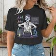Science Teacher Halloween Skeleton Scientist Chemistry Women's T-Shirt, Science Teacher Shirts, funny gift