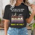 Sorry My Fault Earthquake Tectonic Plate Science Teacher Pun Women's T-Shirt, Science Teacher Shirts, funny gift Sorry My Fault Earthquake Tectonic Plate Science Teacher Pun Women's T-Shirt, Science Teacher Shirts, funny gift