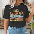 Spanish Multilingual Teacher Dual Languages Bilingual Women's T-Shirt, funny gift Spanish Multilingual Teacher Dual Languages Bilingual Women's T-Shirt, funny gift