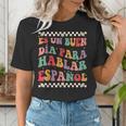 Spanish Teacher Maestra Hablar EspañOl Bilingual Teacher Women's T-Shirt, funny gift Spanish Teacher Maestra Hablar EspañOl Bilingual Teacher Women's T-Shirt, funny gift