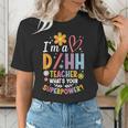 Special Education ASL Teacher Superpower DHH Teacher Women's T-Shirt, funny gift Special Education ASL Teacher Superpower DHH Teacher Women's T-Shirt, funny gift