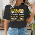 Spelling Bee Costume For a Halloween Teacher Pun Women Women's T-Shirt, funny gift