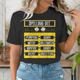 Spelling Bee Halloween Teachers Bee Spelling Competition Women's T-Shirt, funny gift Spelling Bee Halloween Teachers Bee Spelling Competition Women's T-Shirt, funny gift