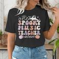 Spooky Music Teacher Halloween Music Teaching Men Women Women's T-Shirt, funny gift Spooky Music Teacher Halloween Music Teaching Men Women Women's T-Shirt, funny gift