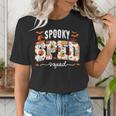 Spooky SPED Squad Special Education Teacher Halloween Ghost Women's T-Shirt, funny gift Spooky SPED Squad Special Education Teacher Halloween Ghost Women's T-Shirt, funny gift