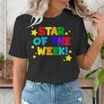 Star Of The Week Cheerful Recognition Student Teachers Class Men Women Kids Women's T-Shirt, funny gift Star Of The Week Cheerful Recognition Student Teachers Class Men Women Kids Women's T-Shirt, funny gift