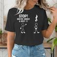 Stop You'Re Under A Rest Music Teacher Women's T-Shirt, funny gift