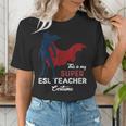 This Is My Super ESL Teacher Costume Lazy Halloween Women's T-Shirt, Super Teacher Shirts, Esl Teacher Shirts, funny gift
