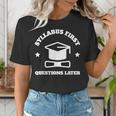SYLLABUS PROFESSOR TEACHER Women's T-Shirt, funny gift SYLLABUS PROFESSOR TEACHER Women's T-Shirt, funny gift