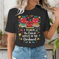I Teach The Cutest Apples In The Orchard Cute Fall Teacher Women's T-Shirt, funny gift