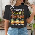 I Teach The Cutest Pumpkins Halloween Teacher Women's T-Shirt, funny gift I Teach The Cutest Pumpkins Halloween Teacher Women's T-Shirt, funny gift