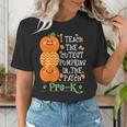 I Teach The Cutest Pumpkins In Patch Pre-K Halloween Teacher Women's T-Shirt, funny gift