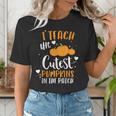 I Teach The Cutest Pumpkins In The Patch Teacher School For Men Women Kids Women's T-Shirt, funny gift I Teach The Cutest Pumpkins In The Patch Teacher School For Men Women Kids Women's T-Shirt, funny gift