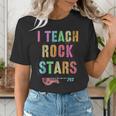 I TEACH ROCKSTARS Band Vibes Teacher Rocks My Music Teaching Women's T-Shirt, funny gift I TEACH ROCKSTARS Band Vibes Teacher Rocks My Music Teaching Women's T-Shirt, funny gift