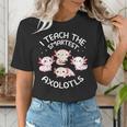 I Teach The Smartest Axolotls Cute Teacher Axolotl Women's T-Shirt, funny gift I Teach The Smartest Axolotls Cute Teacher Axolotl Women's T-Shirt, funny gift
