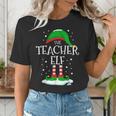 The Teacher Elf Christmas Family Matching Xmas Group For Men Women Women's T-Shirt, funny gift The Teacher Elf Christmas Family Matching Xmas Group For Men Women Women's T-Shirt, funny gift