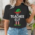 The Teacher Elf Matching Family Christmas Women's T-Shirt, funny gift The Teacher Elf Matching Family Christmas Women's T-Shirt, funny gift