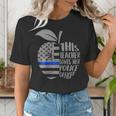 This Teacher Loves Her Police Officer Wife Saying Women's T-Shirt, funny gift