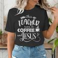 This Teacher Runs On Coffee And Jesus T Shirt Christian Tees Women's T-Shirt, funny gift This Teacher Runs On Coffee And Jesus T Shirt Christian Tees Women's T-Shirt, funny gift