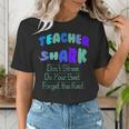 Teacher Shark Don't Stress Do Your Best Forget The Rest Women's T-Shirt, funny gift Teacher Shark Don't Stress Do Your Best Forget The Rest Women's T-Shirt, funny gift