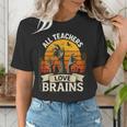 Teacher All Teachers Love Brains Halloween Women's T-Shirt, funny gift Teacher All Teachers Love Brains Halloween Women's T-Shirt, funny gift