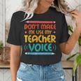 Teacher Voice Teacherlife Primary School Teacher Women's T-Shirt, funny gift Teacher Voice Teacherlife Primary School Teacher Women's T-Shirt, funny gift