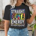 Teacher's Assistant Straight Outta Energy Teaching Tie Dye For Men Women Women's T-Shirt, funny gift