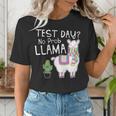 Teachers Testing Day Test Day No Prob Llama Teacher Women's T-Shirt, funny gift Teachers Testing Day Test Day No Prob Llama Teacher Women's T-Shirt, funny gift