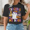 Teaching My Boos Ghost Teacher Cute Pencil Halloween Teacher Women's T-Shirt, funny gift Teaching My Boos Ghost Teacher Cute Pencil Halloween Teacher Women's T-Shirt, funny gift