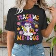 Teaching My Boos Teacher Ghost Teach Halloween Teacher Women's T-Shirt, funny gift