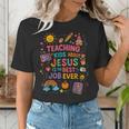 Teaching Kids About Jesus Is The Best Job Ever Bible Teacher Women's T-Shirt, funny gift Teaching Kids About Jesus Is The Best Job Ever Bible Teacher Women's T-Shirt, funny gift