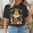 Teaching My Pre-K Boos Crew Teachers Halloween Ghost Women's T-Shirt, funny gift Teaching My Pre-K Boos Crew Teachers Halloween Ghost Women's T-Shirt, funny gift
