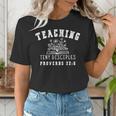 Teaching Tiny Disciples Christian Bible Verse Teacher Women's T-Shirt, funny gift Teaching Tiny Disciples Christian Bible Verse Teacher Women's T-Shirt, funny gift