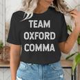 Team Oxford Comma English Majors And Teachers For Men Women Girls Kids Women's T-Shirt, English Teacher Shirts, funny gift